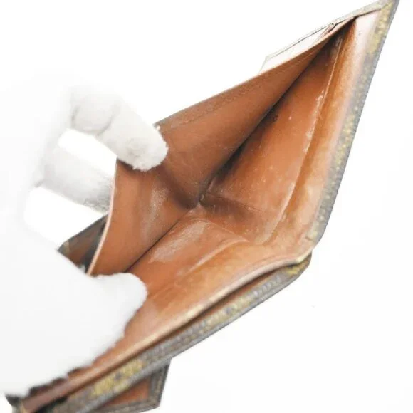 LOUIS VUITTON LV Logo 2 Set Bifold Wallet Monogram Leather Brown 01KP392 - Picture 9 of 9